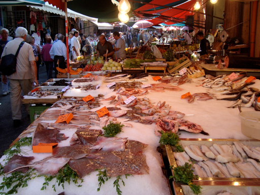 Vismarkt in Palermo
