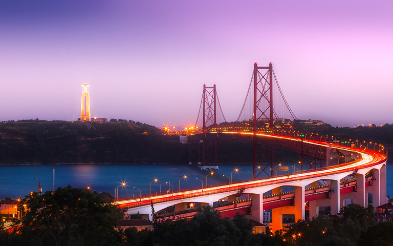 Lissabon: brug over de Taag