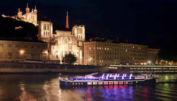 Dinercruise op de Rhone