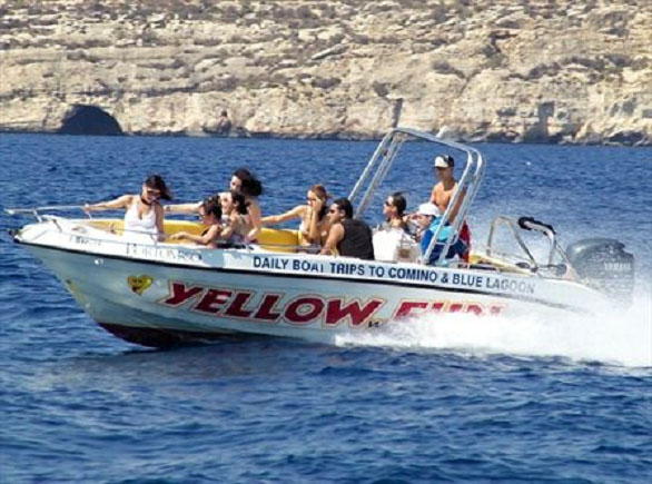 Met speedboot naar Gozo