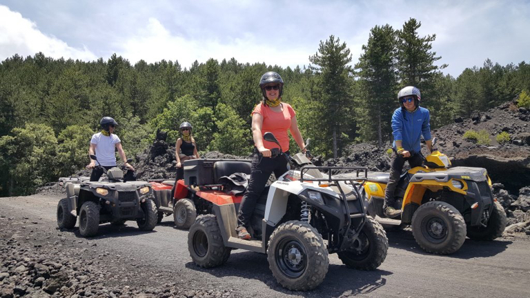 Avontuur met de quad op de flanken van de Etna