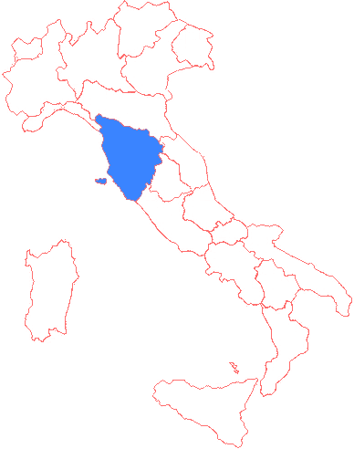 Kaartje Toscane