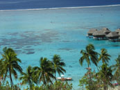 De lagune van Moorea